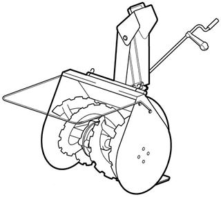 Bild von Schneefräse 2-stufig 65cm
